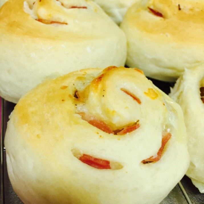 Hbで ベーコンチーズパン レシピ 作り方 By さちdiana 楽天レシピ